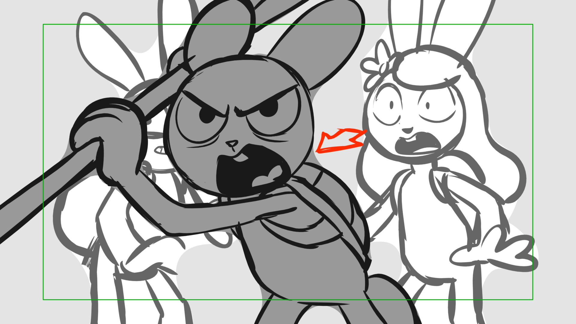 Venom Wars — Escena 12, panel 2, storyboard by Melissa Ballesteros